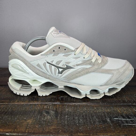 NEW Mizuno Wave Prophecy LS Mens Size 11 Shoe Desert Meditation Beige D1ga226201 - Picture 5 of 13